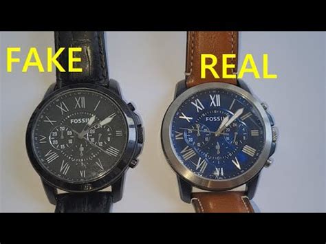 Fossil watch real vs. fake review. How to tell counterfeit